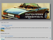 Tablet Screenshot of fiat124spider.com